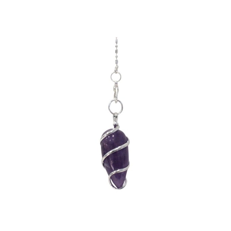 PENDULE SPIRALE ET AMETHYSTE