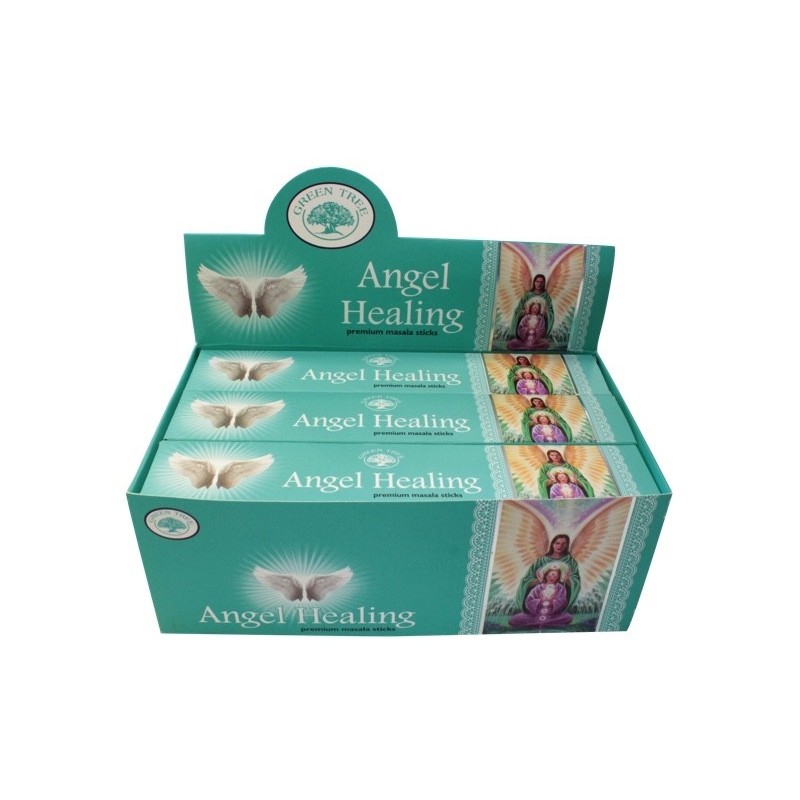 ENCENS GREEN TREE ANGEL HEALING 15 GR - LOT DE 12