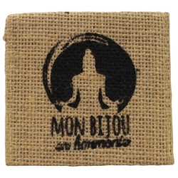 Pochon Jute "Mon bijou en Harmonie" - lot de 10