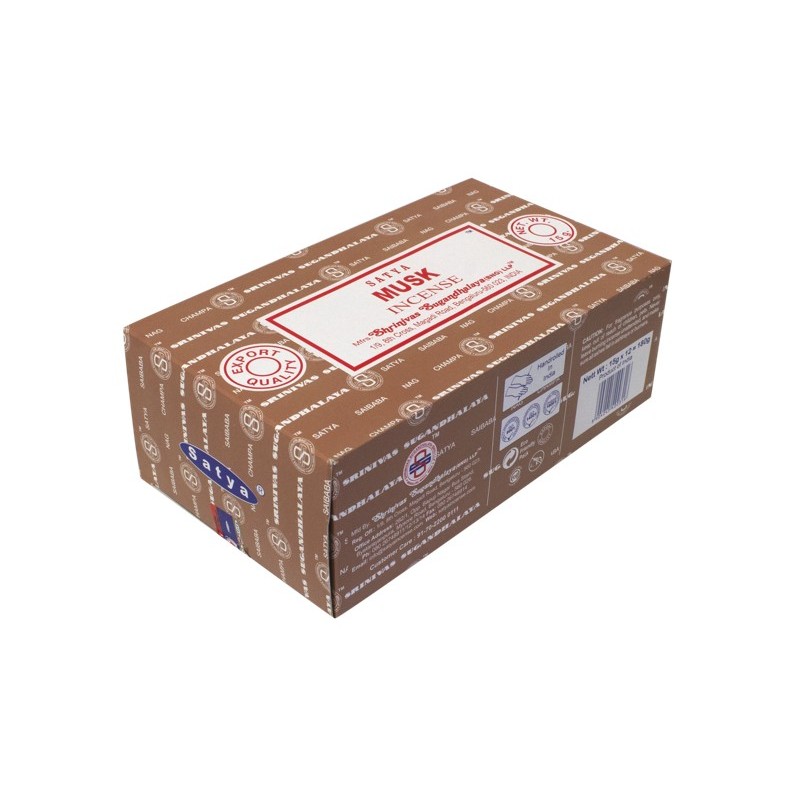 ENCENS NAG CHAMPA SATYA - MUSK - 15 GRS - LOT DE 12