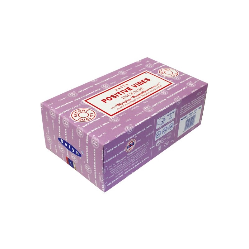 ENCENS NAG CHAMPA - POSITIVE VIBES - 15 GRS - LOT DE 12