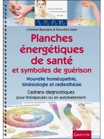 Planches énergétiques de santé et symboles de guérison