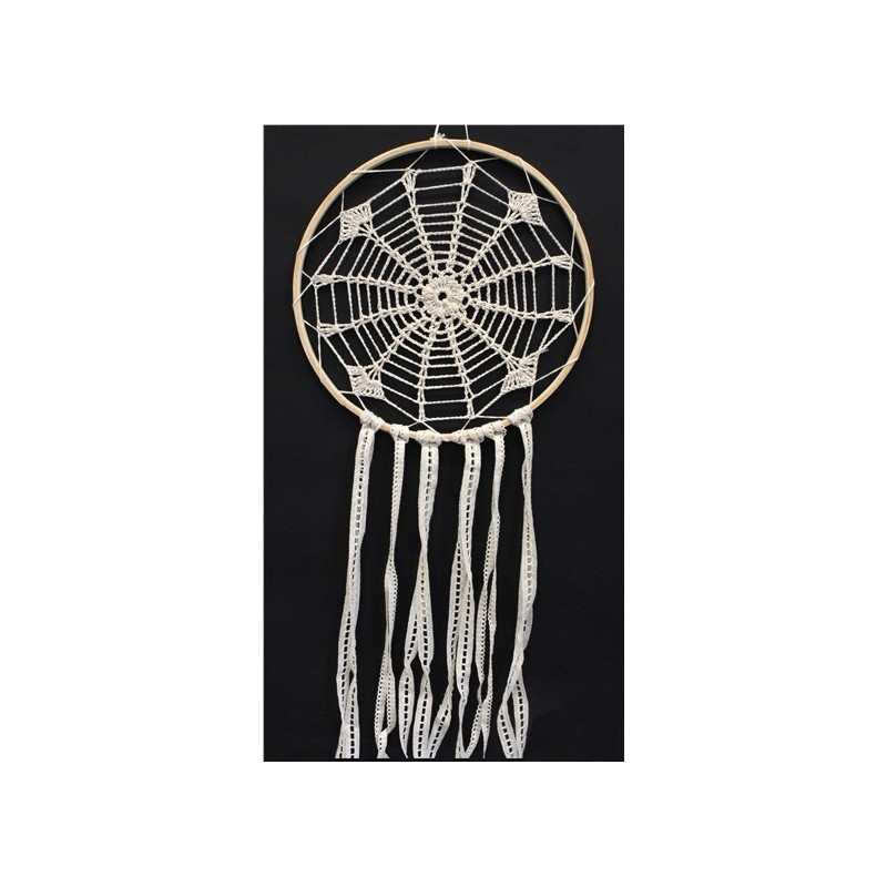 DREAMCATCHER CROCHET ET DENTELLE INGRAM BEIGE - 30 CM