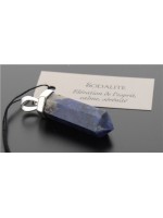 PENDENTIF ARGENT POINTE SODALITE