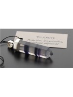 PENDENTIF ARGENT POINTE FLUORITE