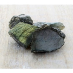 Forme libre labradorite brute 1 face polie