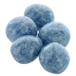 Pierres Roulées - Calcite Bleue - 500 grs