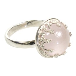 Bague Serie Quartz Rose - Taille 52