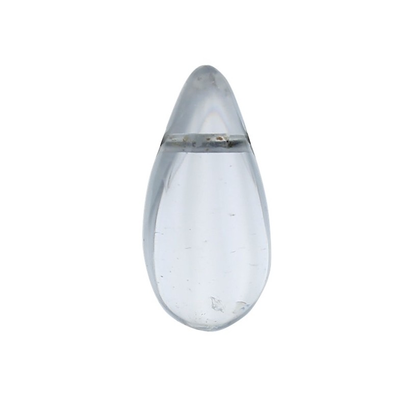 Pendentif Goutte Pierre Percée - Cristal de Roche - lot de 5