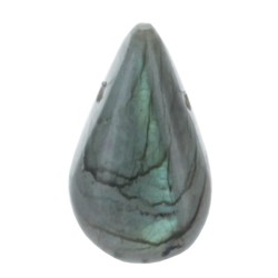 Pendentif Goutte Pierre Percée - Labradorite - lot de 5