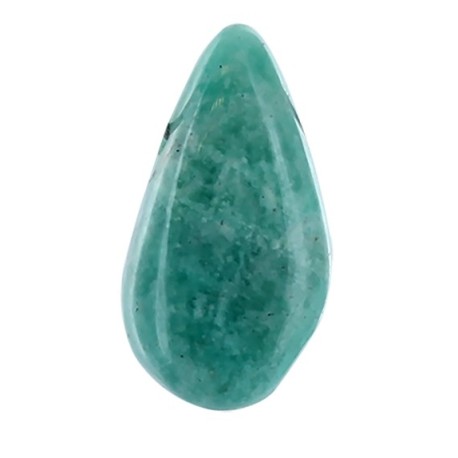 Pendentif Goutte Pierre Percée - Amazonite - lot de 5