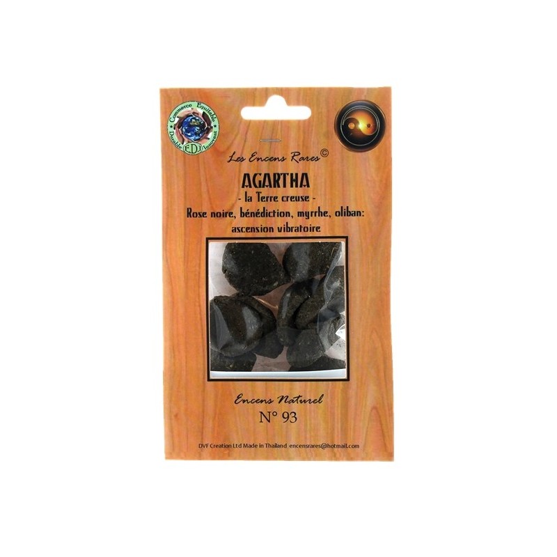 Encens rares : Agartha - La Terre creuse - Ascension Vibratoire - 25 gr.