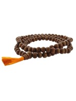 Collier Mala en bois de Santal