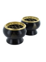 Brûle encens avec grille modèle Celtic - Lot de 2