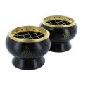 Brûle encens avec grille modèle Celtic - Lot de 2