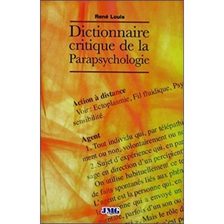 Dictionnaire critique de la Parapsychologie