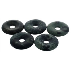 Pi Chinois Jaspe Kambaba semi poli 30 mm - Lot de 5 pièces