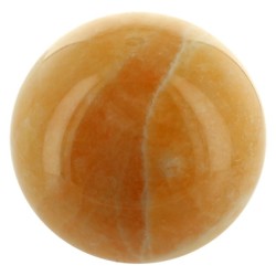 Sphère Calcite Orange - 8 à 9 cm