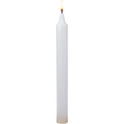 Pack de 12 bougies - Blanc