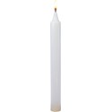  Pack de 12 bougies - Blanc 