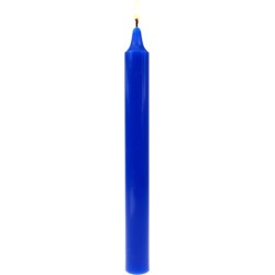  Pack de 12 bougies - Bleu roi 