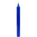  Pack de 12 bougies - Bleu roi 