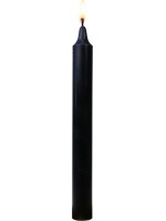  Pack de 12 bougies - Noir 