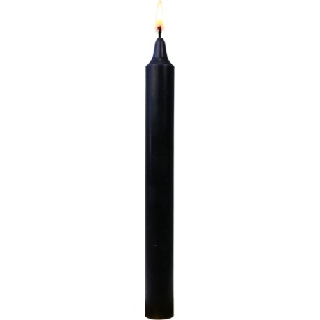  Pack de 12 bougies - Noir 