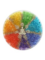 Sous verre Orgonite 7 Chakras