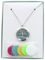 Coffret Sautoir Pendentif Diffuseur - Arbre de Vie - 3 cm