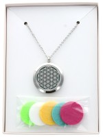 Coffret Sautoir Pendentif Diffuseur - Fleur de Vie - 3 cm