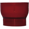  Lot de 10 Veilleuses votives - 6H - rouge 