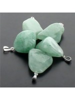 Sachet Pendentifs - Aventurine verte - Lot 10