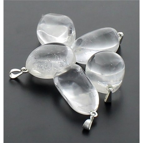 Sachet Pendentifs - Cristal roche - Lot 10