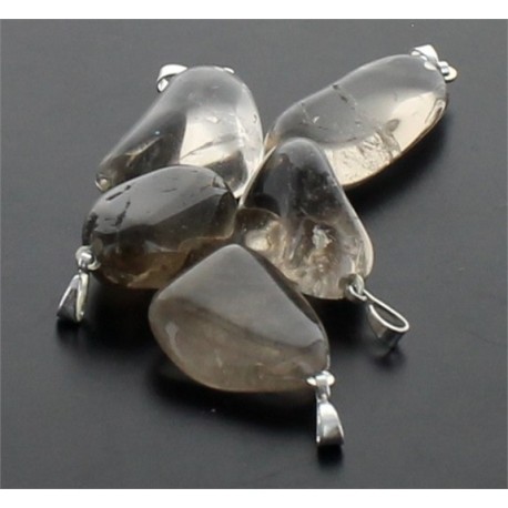 Sachet Pendentifs - Quartz Fumé - Lot 10