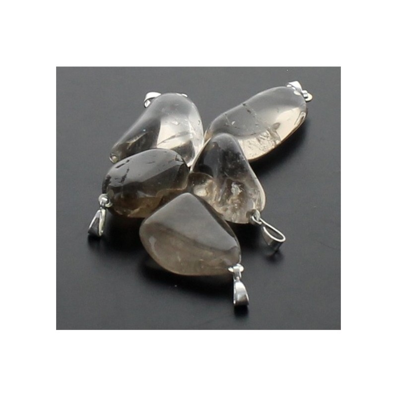 Sachet Pendentifs - Quartz Fumé - Lot 10