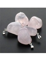 Sachet Pendentifs - Quartz Rose - Lot 10