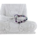 Bracelet mala tibétain - Fluorite - Lot de 5