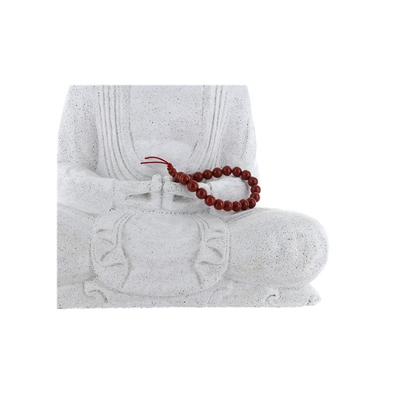 Bracelet mala tibétain - Jaspe rouge - Lot de 5