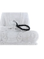 Bracelet mala tibétain - Obsidienne noire - Lot de 5