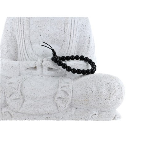 Bracelet mala tibétain - Obsidienne noire - Lot de 5