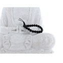 Bracelet mala tibétain - Obsidienne noire - Lot de 5