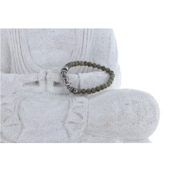 Bracelet Labradorite et Charms Bouddha