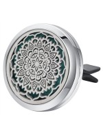 Diffuseur Clip pour Voiture Mandala Argenté