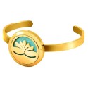 Diffuseur Bracelet Lotus Doré