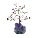 Arbre du Bonheur Quartz multicolore 45 pierres