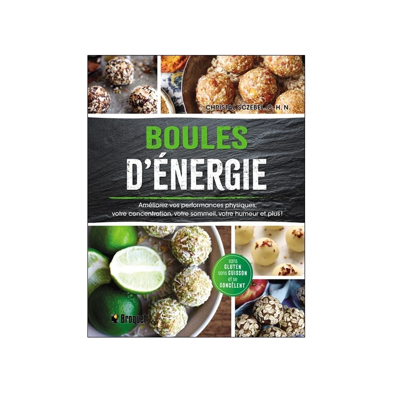 Boules d'énergie - Sans cuisson. sans gluten et se congèlent