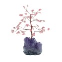 Arbre du Bonheur Quartz Rose 45 pierres