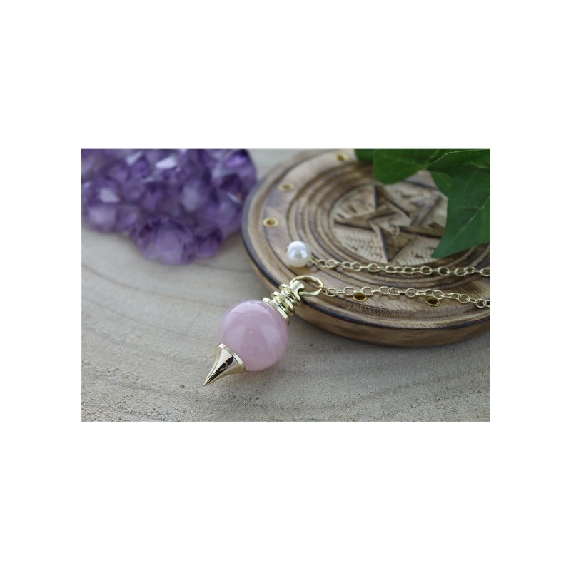 Pendule Sephoroton en Quartz Rose