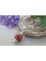 Pendule Sephoroton en Jaspe Rouge